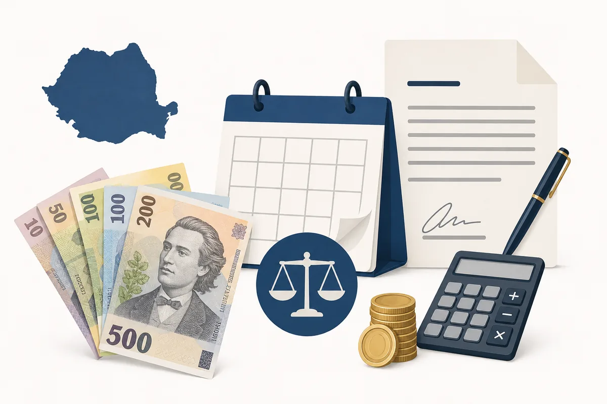 Salariul minim pe economie 2026 - brut, net si calculator